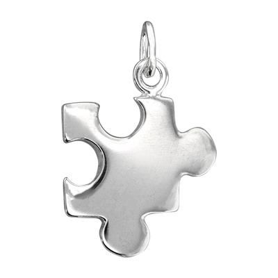 Sterling Silver Puzzle Charm