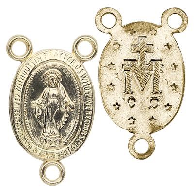 Gold-Filled Rosary Center Link