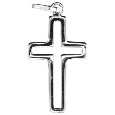 Sterling Silver Open Cross Charm