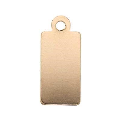 Gold-Filled Medium Rectangle Tag Blank