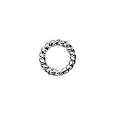 Sterling Silver 20 gauge Soldered Closed Twist Jump Rings