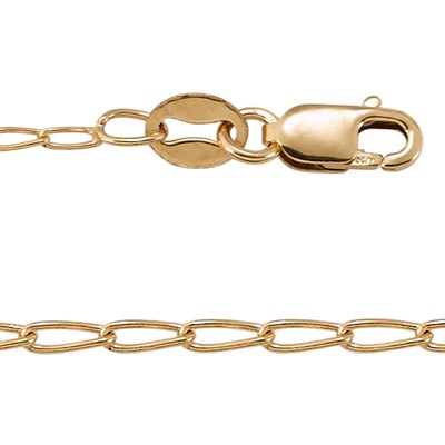 Gold Filled 18 inch Tiny Drawn Curb Chain