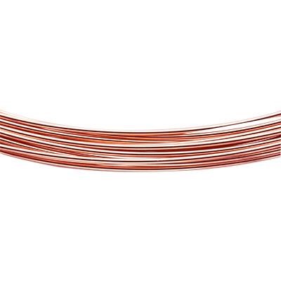 Rose Gold-Filled 5 feet 24 gauge Half Hard Wire