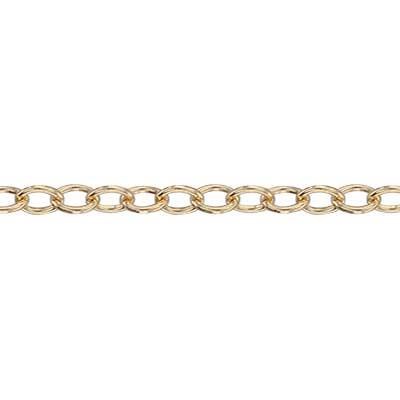 Gold-Filled 1.6mm Light Cable Chain Footage