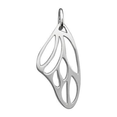 Sterling Silver Butterfly Wing Charm